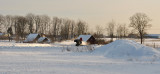 Winter motorcycle riding