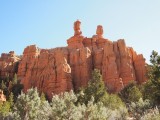 Rock formations at Bruce Canyon