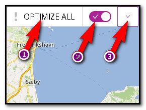 Tourstart Tour Optimizer panel