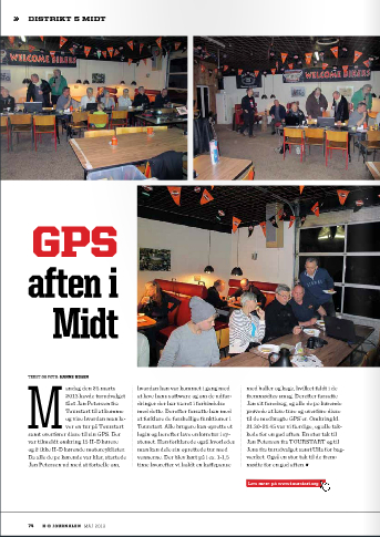 Harley-Davidson Club of Denmark and Tourstart have GPS evening